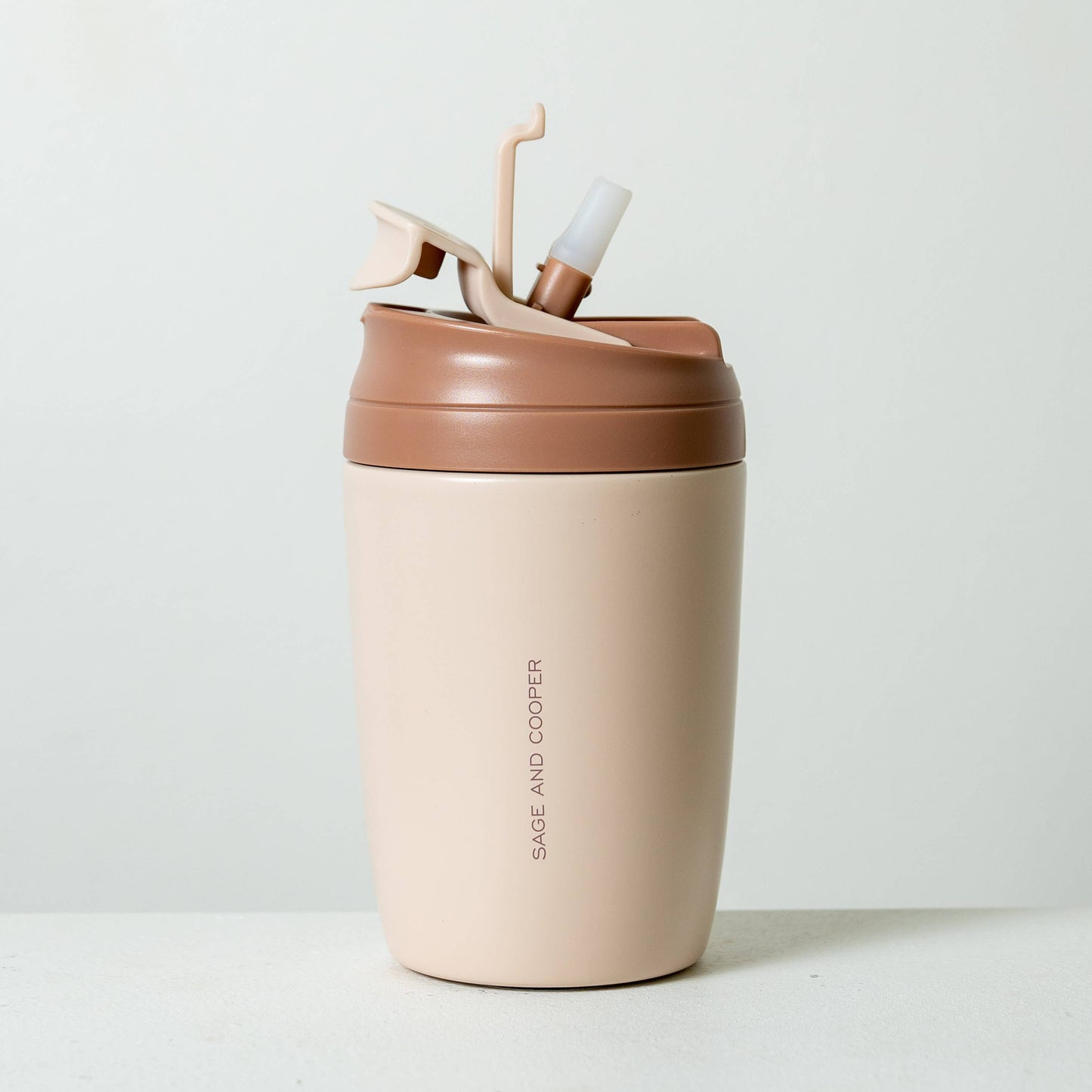 Olive Reusable Cup: Sky/Carolina Blue