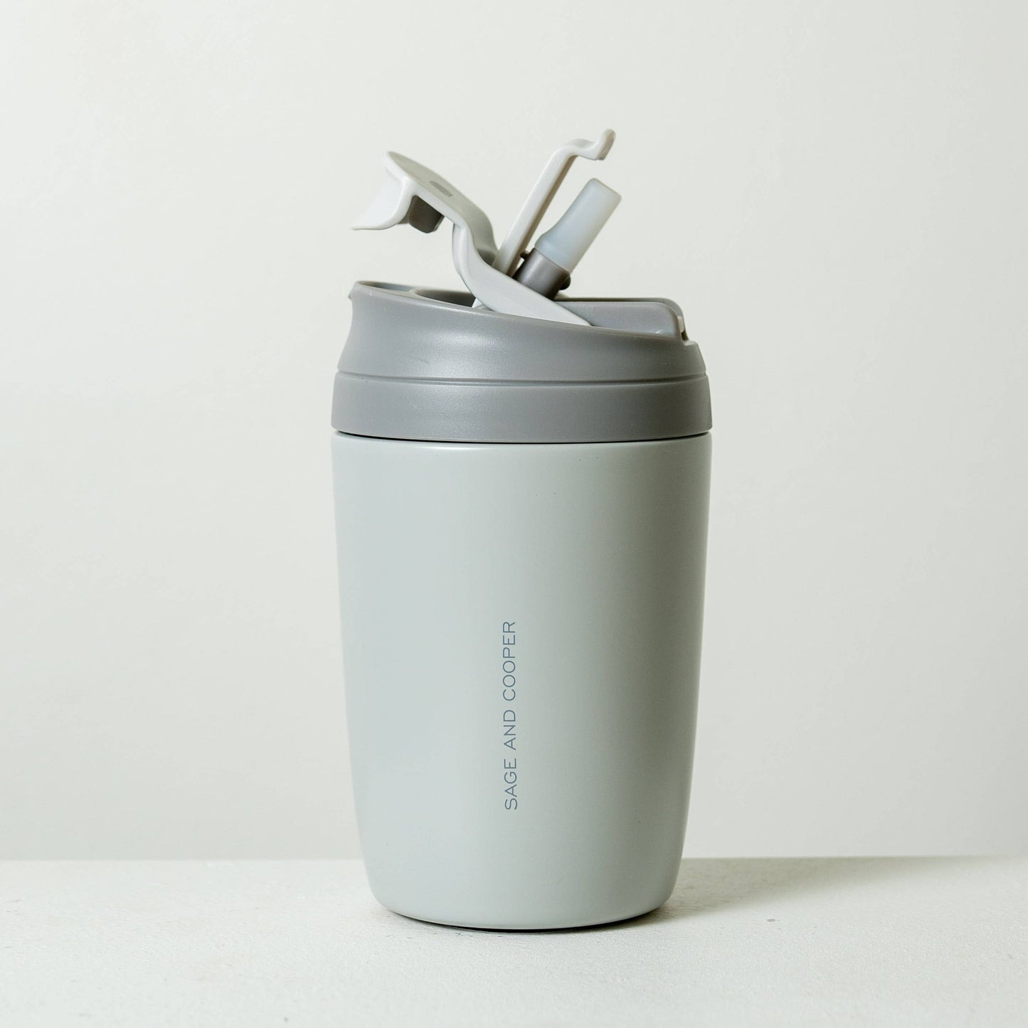 Olive Reusable Cup: Sky/Carolina Blue