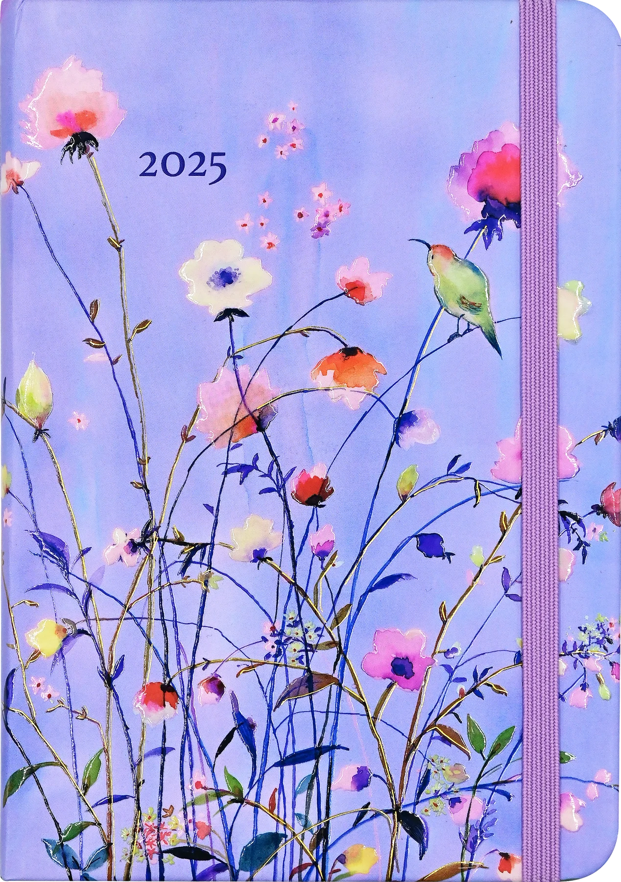 2025 Lavender Wildflowers Weekly Diary