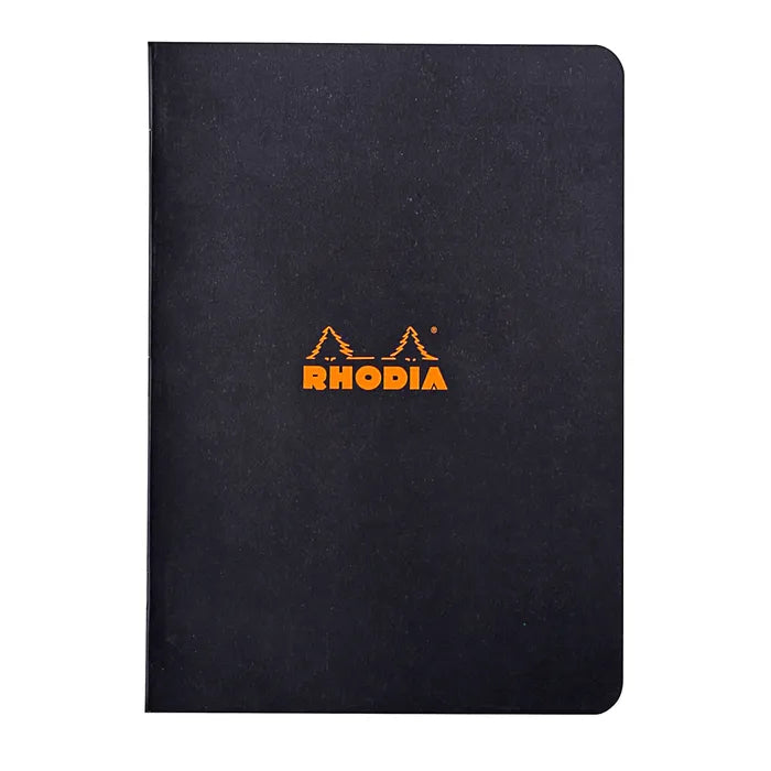 Rhodia Cahier Notebook A5 5x5 Grid Black