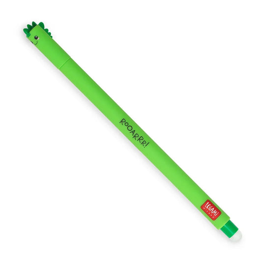 Erasable Gel Pen "Dino" with Green Ink