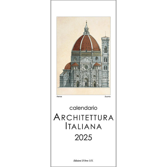 Architettura Slim Wall Calendar 2025