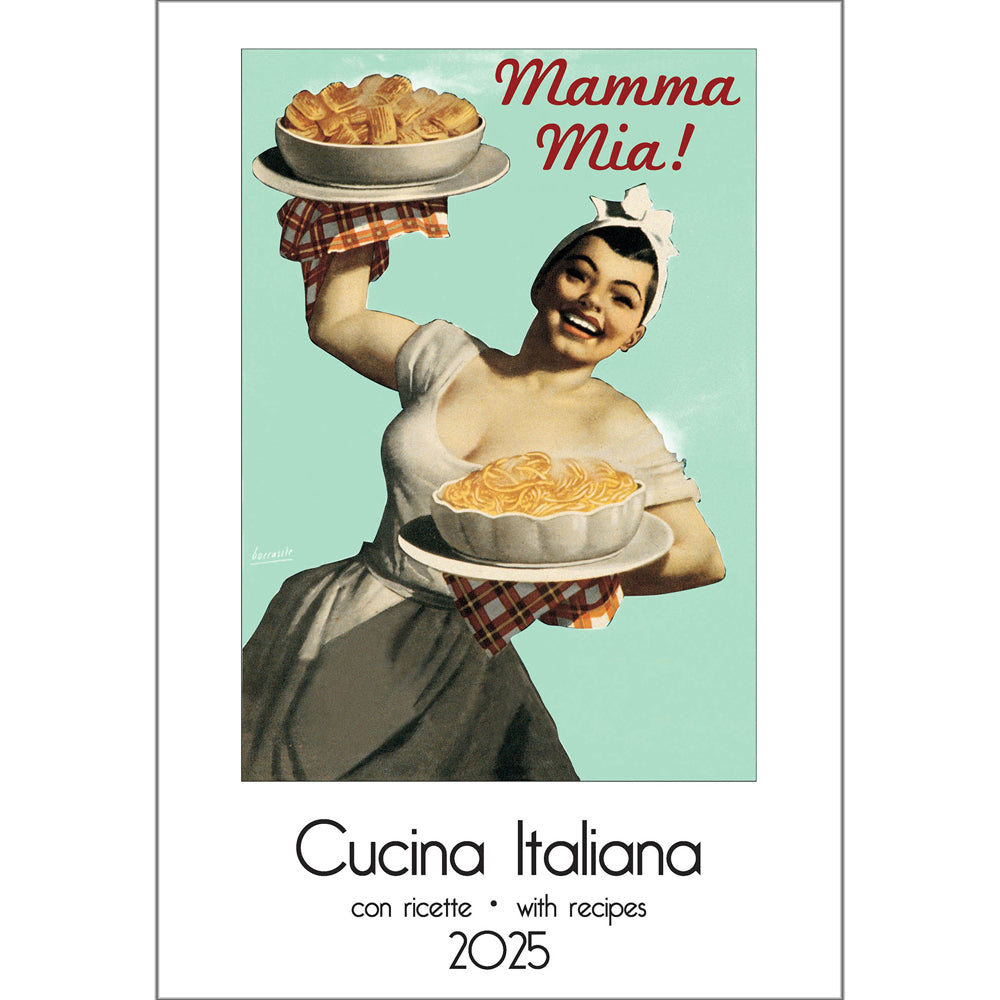 Cucina Italiana Medium Wall Calendar 2025