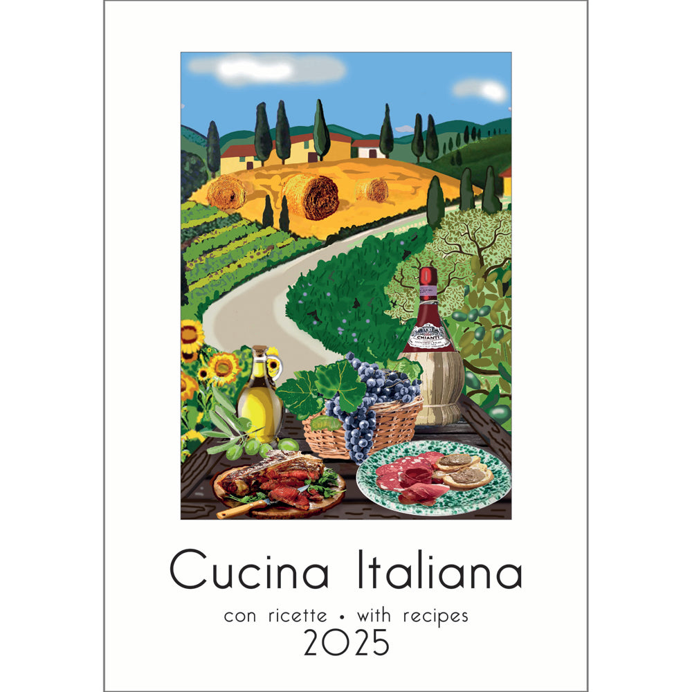 Cucina Italiana Large Wall Calendar 2025