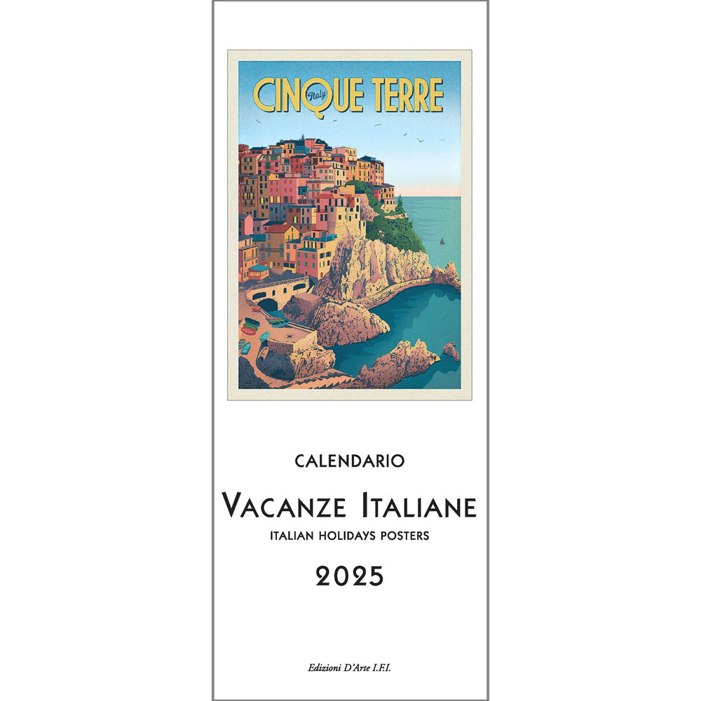 Vacanze Italiane Slim Wall Calendar 2025