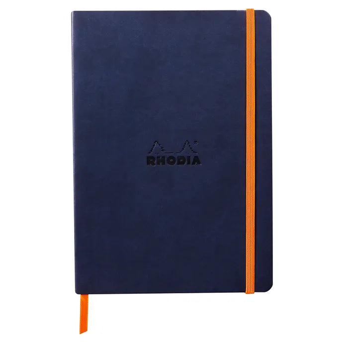 Rhodia - Rhodiarama Notebook Softcover A5 Ruled Midnight Blue