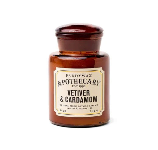 Paddywax Apothecary Candle - Vetiver + Cardamom