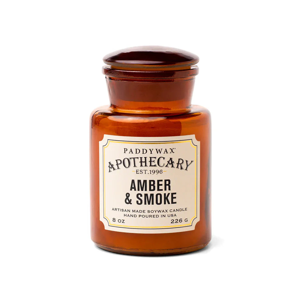 Paddywax Apothecary Candle - Amber + Smoke