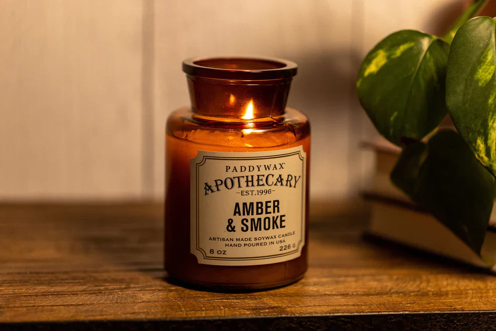 Paddywax Apothecary Candle - Amber + Smoke