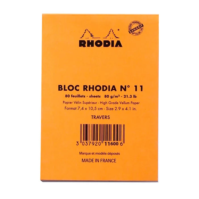 Rhodia - No.11 Pad A7 Orange