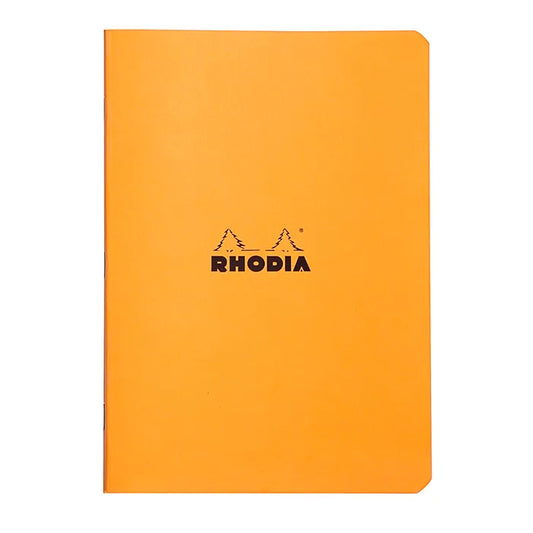 Rhodia Cahier Notebook A5 5x5 Grid Orange