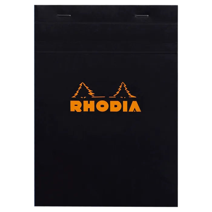 Rhodia - No.18 Pad A4 Ruled with Margin Black