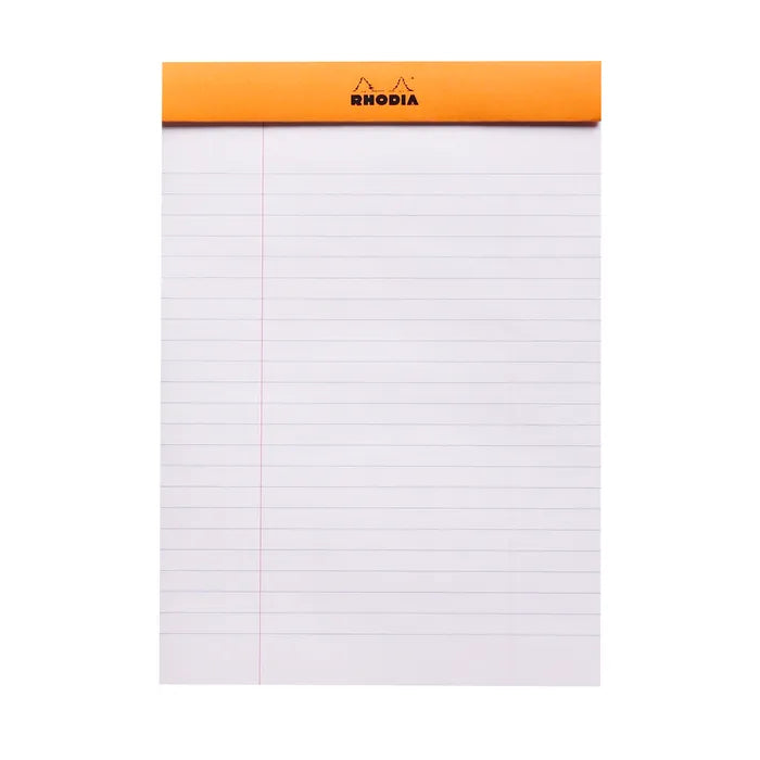 Rhodia - No.16 Pad A5 Ruled with Margin Orange